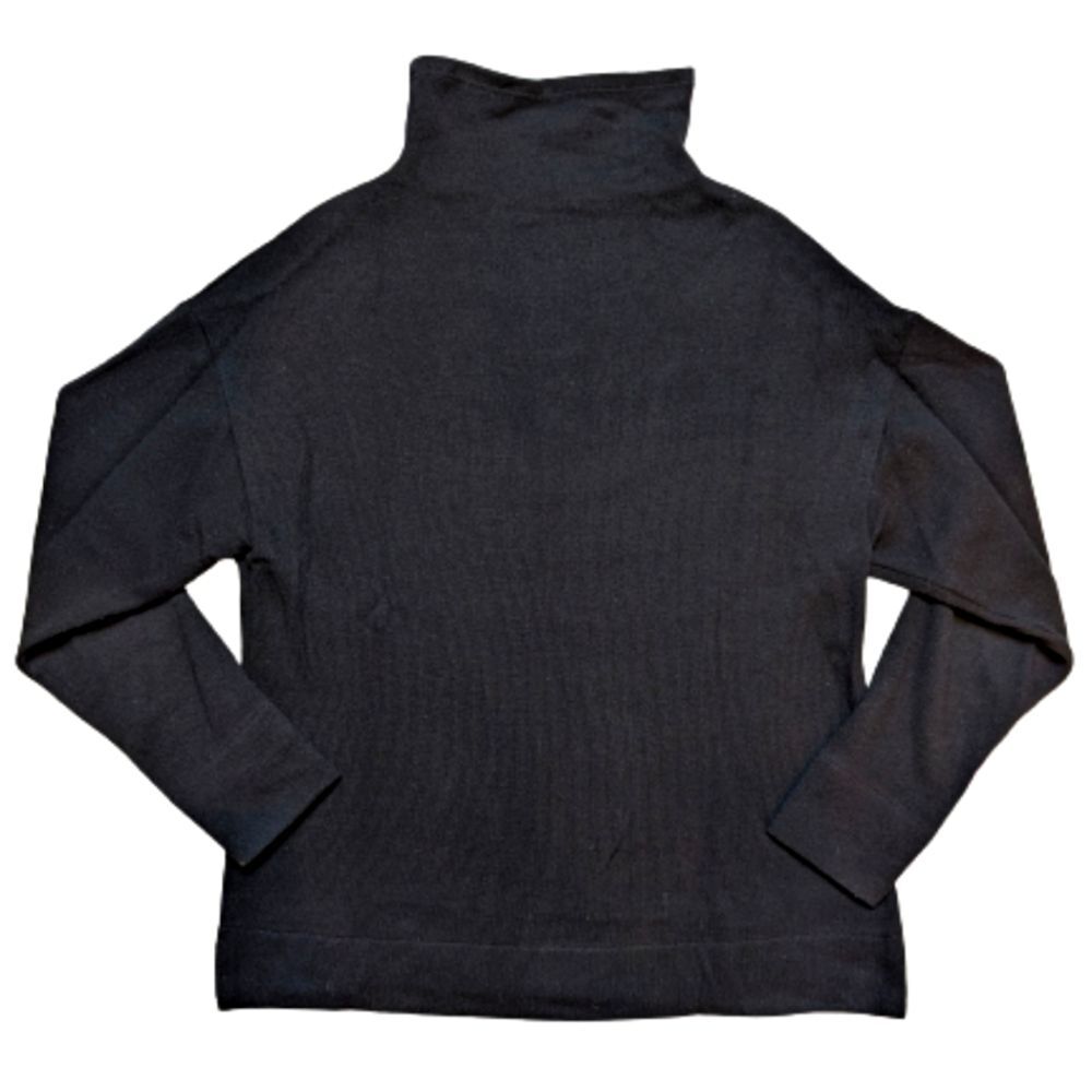 James Perse Funnel Neck Wool Blend Sweater in Black Size 1 / Size S